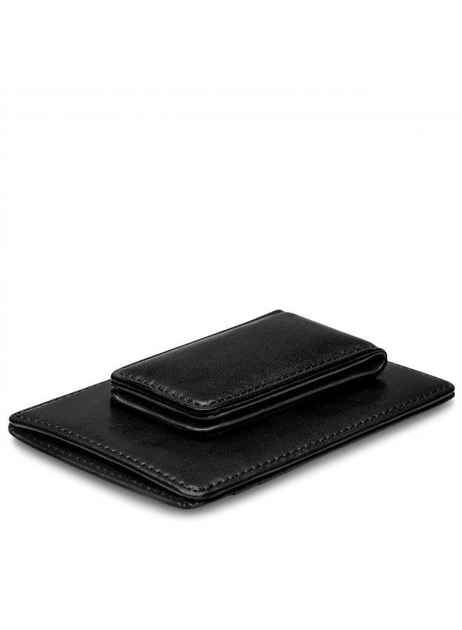 Bosca Old Leather RFID Blocking Front Pocket Wallet with Magnetic Money Clip - Leather Wallet for Men - Image 4
