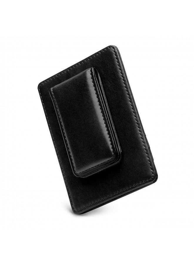 Bosca Old Leather RFID Blocking Front Pocket Wallet with Magnetic Money Clip - Leather Wallet for Men - Image 1