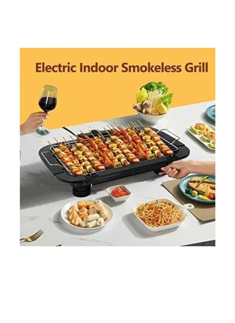 Electric Barbecue & Tandoor Grill – Portable Smokeless Contact Griller
