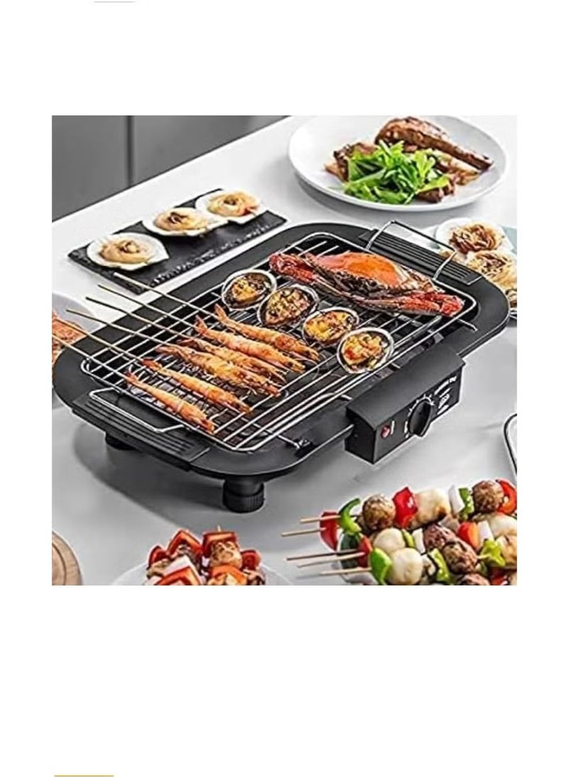 Electric Barbecue & Tandoor Grill – Portable Smokeless Contact Griller