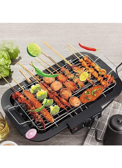 Electric Barbecue & Tandoor Grill – Portable Smokeless Contact Griller