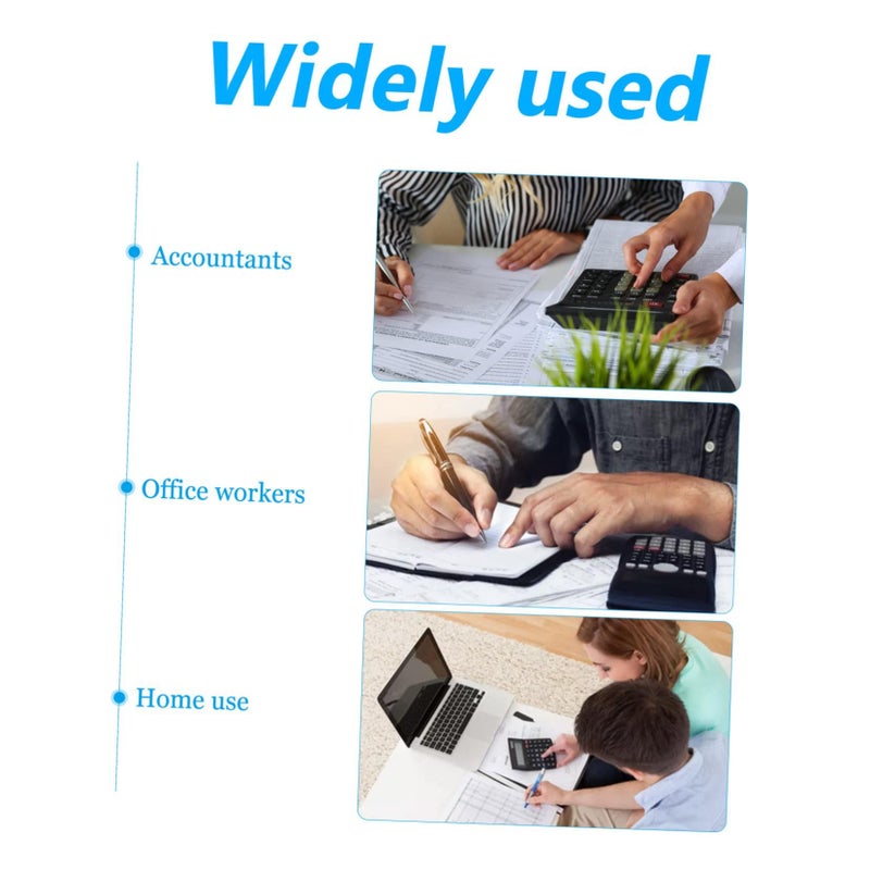 Erasable LCD Writing Tablet Portable Notepad with Calculator for Students Office Use Dual Power 120mAh - Image 5
