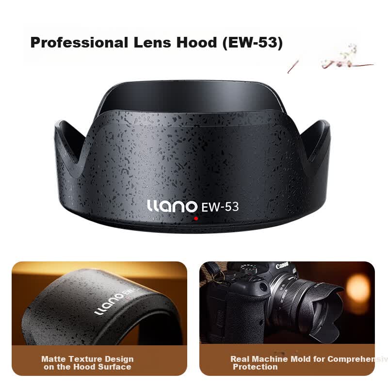 JD Jing Zao غطاء عدسة كاميرا لليانو متوافق مع عدسة كانون RF-S 18-45 49mm، عدسة EF-M 15-45، M50 الجيل الثاني، M200، M6 مارك R10، R50، R100 ملحقات الكاميرا - Image 1
