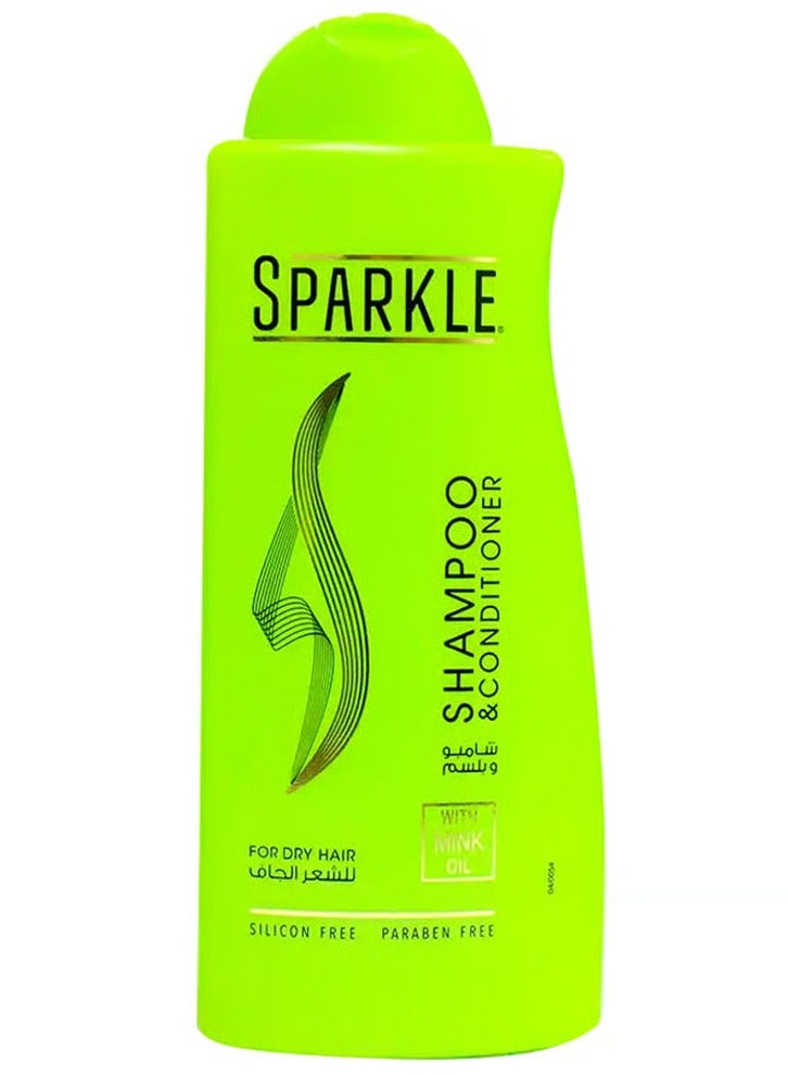 سباركل شامبو وبلسم للشعر الجاف 600 مل
