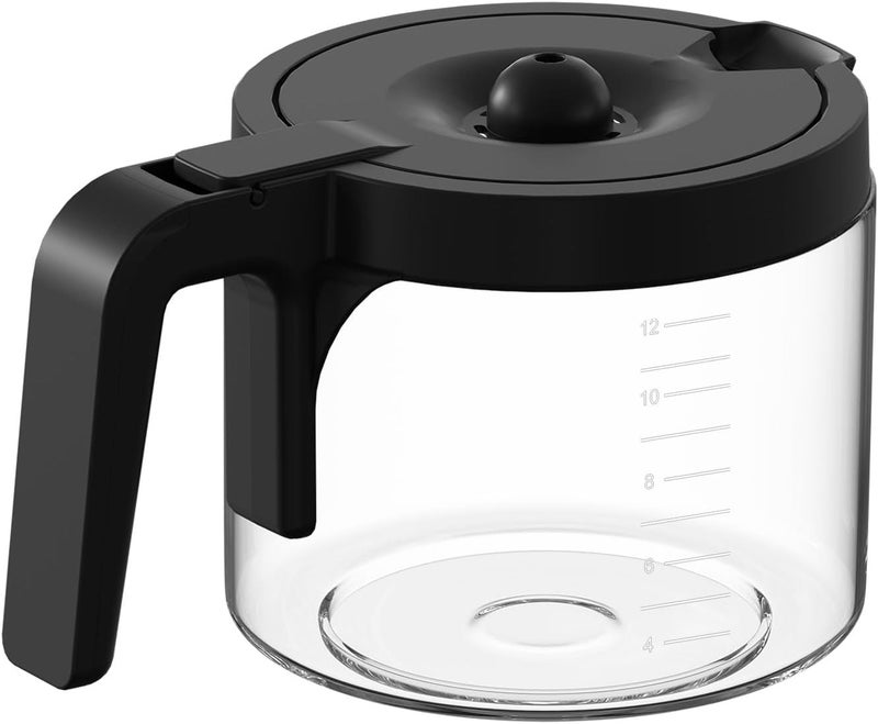 Shonshon 12-CUPS Coffee Pot Glass Carafe Replacement Compatible with Keurig K-Duo 5100 Single Serve K-Cup Pod & Carafe Coffee Maker, (NOT Fit K-Duo 5000 Essentials Model) - Image 1