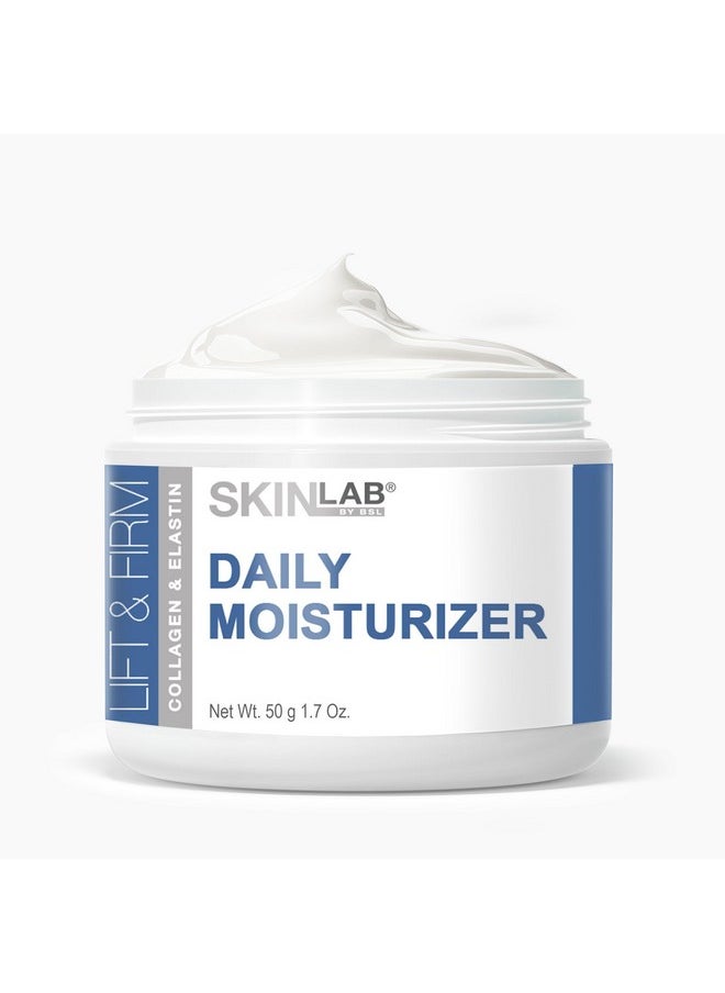 سكين لاب باي بي إس إل مرطب SKIN LAB Lift & Firm اليومي - الكولاجين والإيلاستين المحلل وفيتامين C وفيتامين E لترطيب وتنعيم وتهدئة الخطوط الدقيقة والتجاعيد 1.7 أونصة  - Image 1