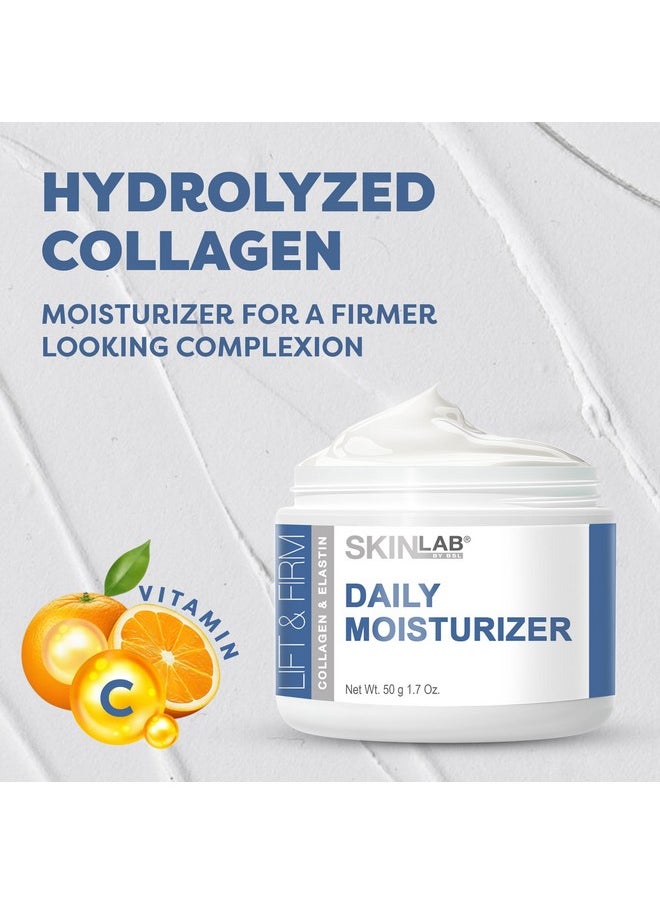 سكين لاب باي بي إس إل مرطب SKIN LAB Lift & Firm اليومي - الكولاجين والإيلاستين المحلل وفيتامين C وفيتامين E لترطيب وتنعيم وتهدئة الخطوط الدقيقة والتجاعيد 1.7 أونصة  - Image 3