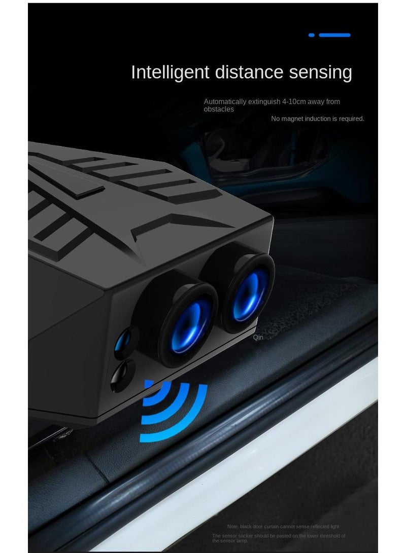 Loquat 2-Piece LED Car Door Cartoon Dynamics Projector Shadow Light Set - Image 3