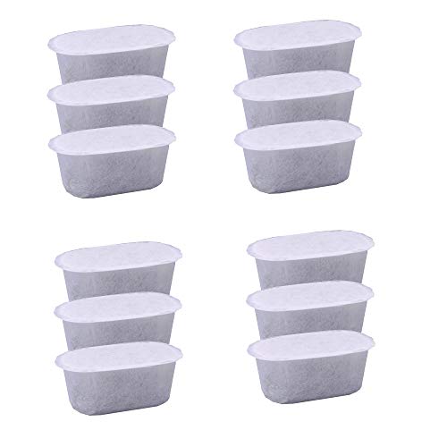 xcivi Advanced Replacement Water Filter Cartridges for Mr. Coffee Easy Measure and Dishwashable 12-Cup Coffee Makers, 2-step Advanced Filtration System with Activated Carbon and ion Exchange Resin (12 Pack) - Image 1