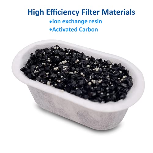 xcivi Advanced Replacement Water Filter Cartridges for Mr. Coffee Easy Measure and Dishwashable 12-Cup Coffee Makers, 2-step Advanced Filtration System with Activated Carbon and ion Exchange Resin (12 Pack) - Image 4
