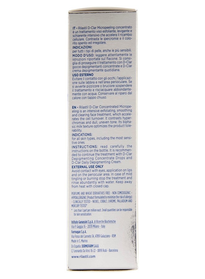 Rilastil D-Clar Concentrated Micropeel 100ml+40 Cotton Pads - Image 5