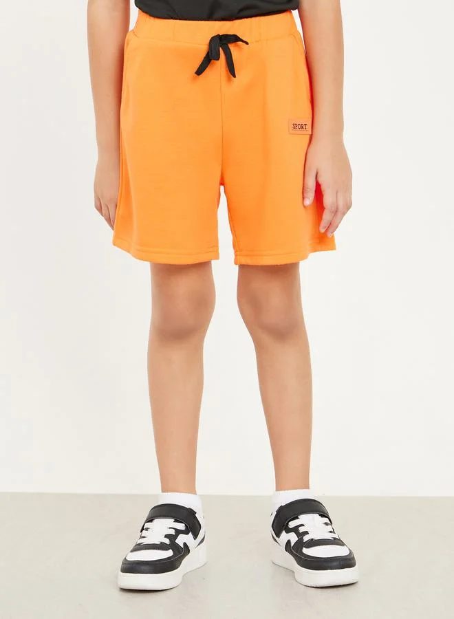 Styli Patch Detail T-Shirt & Short Set