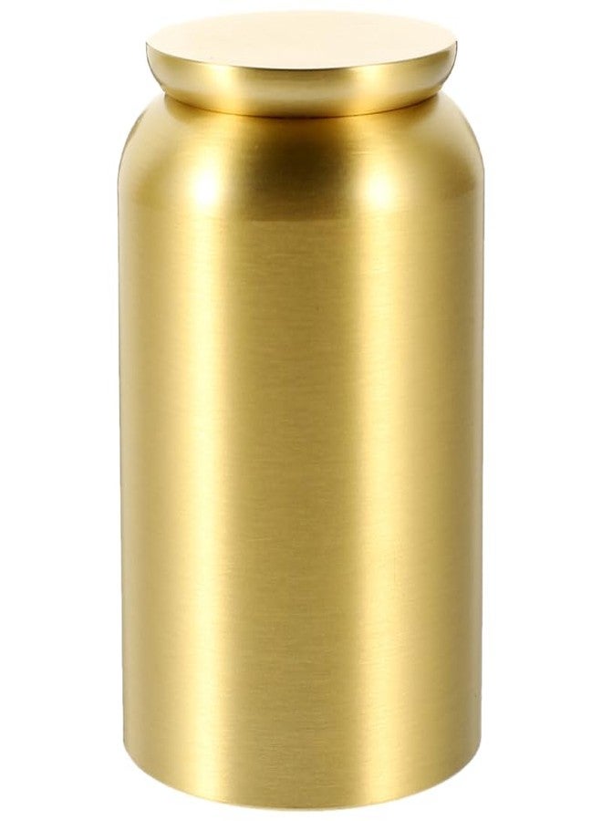 SHOWERORO Airtight Tea Storage Jar Small Metal Canister with Sealing Lid for Loose Leaf Tea and Coffee Beans Portable Container 3.54X2.36X2.36 Inches - Image 2