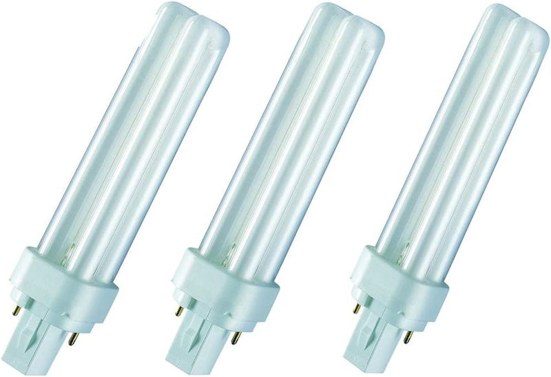 OSRAM 3 قطع Dulux D مصباح فلورسنت ديكور منزلي 2 دبوس 18 واط 4000 كيلو 1200لومن تدفق مضيء لمبة بيضاء رائعة - Image 2
