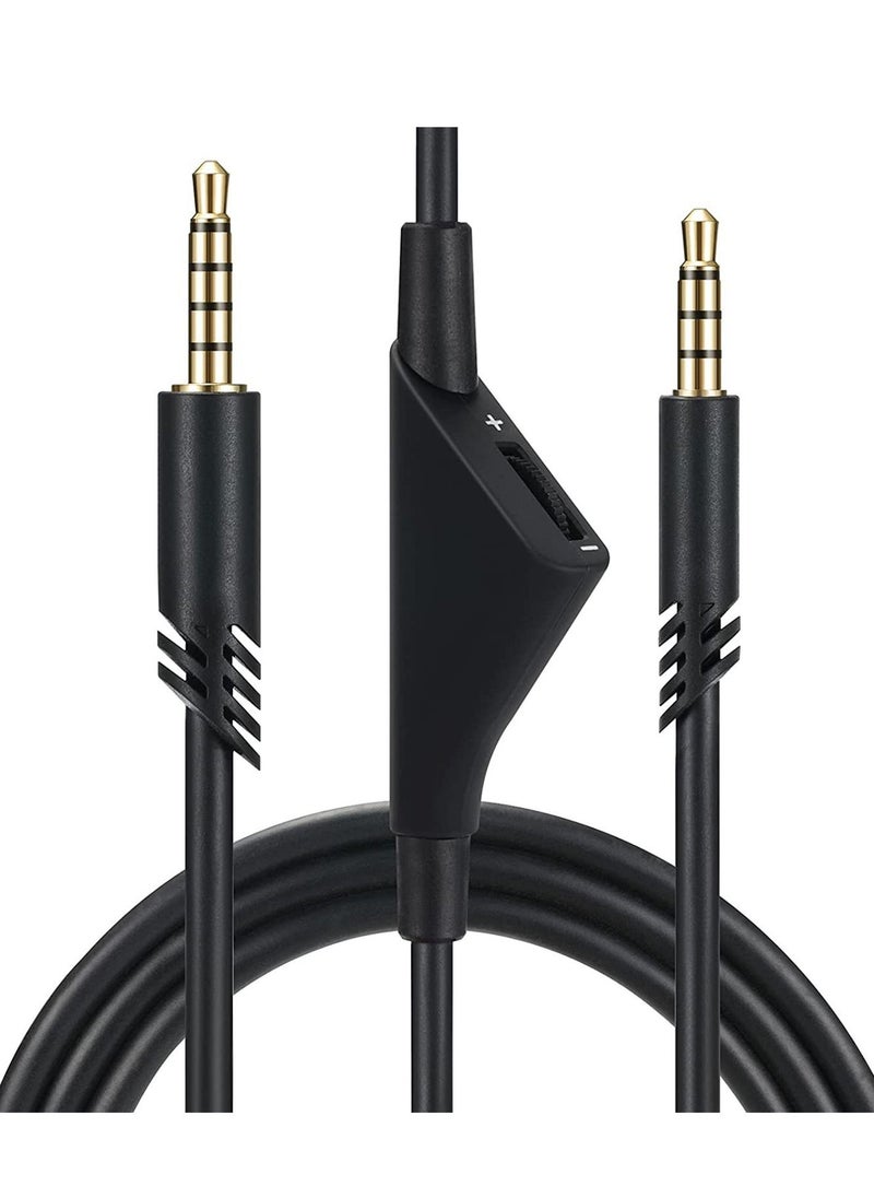 Y&D - Cable Adapter for Logitech Astro A10 Gaming Headset Replacement with Volume Control Also A40/ A40TR and Xbox One/ PS4 Controller Long 2.0 M - Image 1
