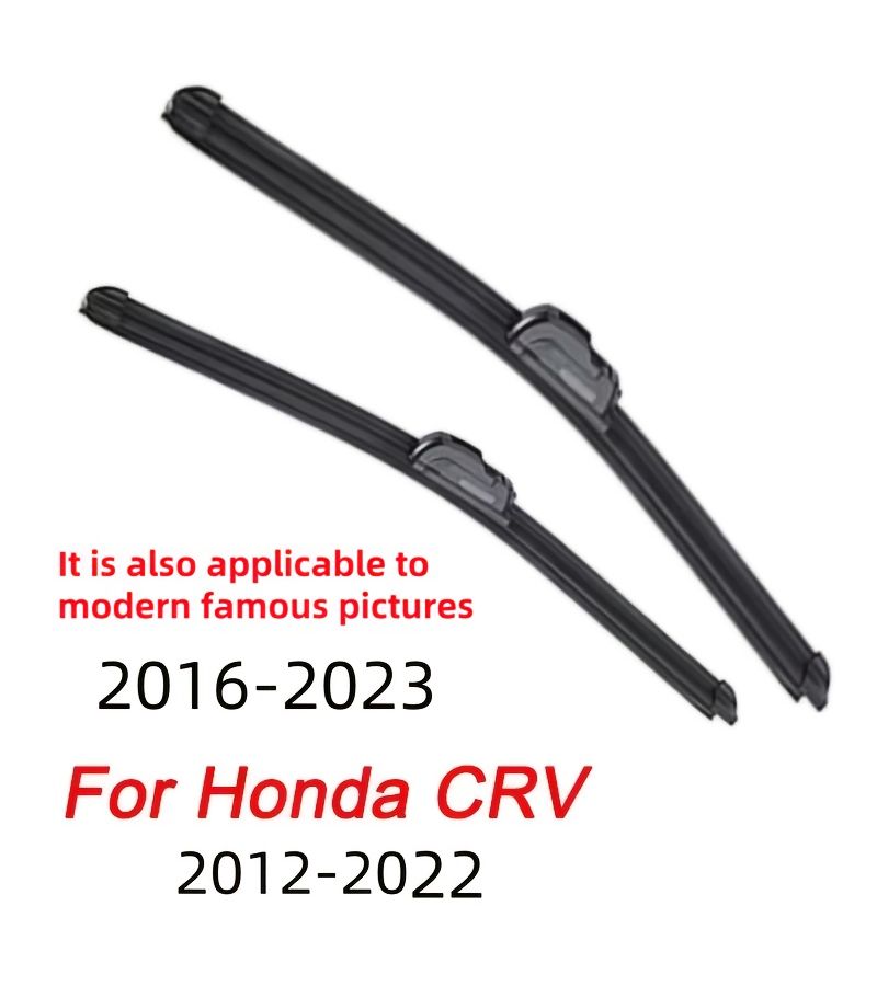 Front Wiper 26 and 16 Inches For Honda CR-V 2012-2022 Hyundai Sonata 6th Gen - Image 1