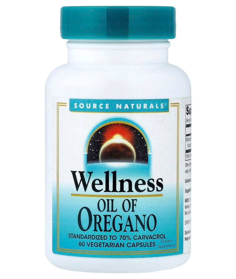 Wellness Oil of Oregano 60 Vegetarian Capsules (45 mg per Capsule)
