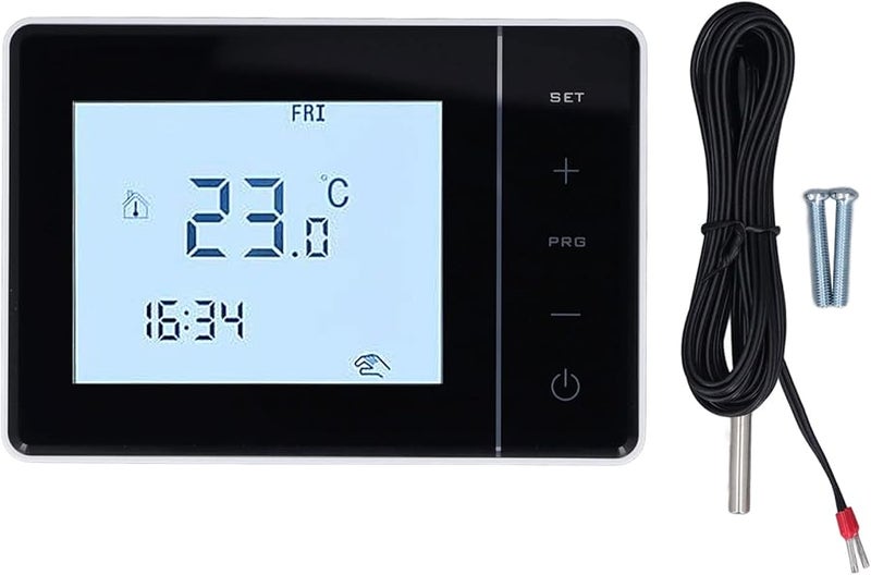 Digital Temperature Controller Thermostat Programmable Touch Screen LCD Display 16A 230V - Image 1