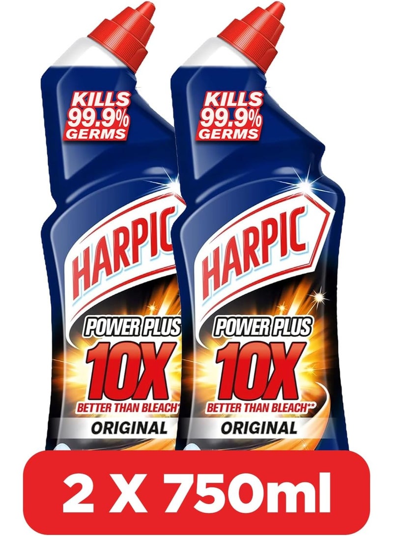 Harpic Original Power Plus Liquid Toilet Cleaner, 750ml (2) - Image 1