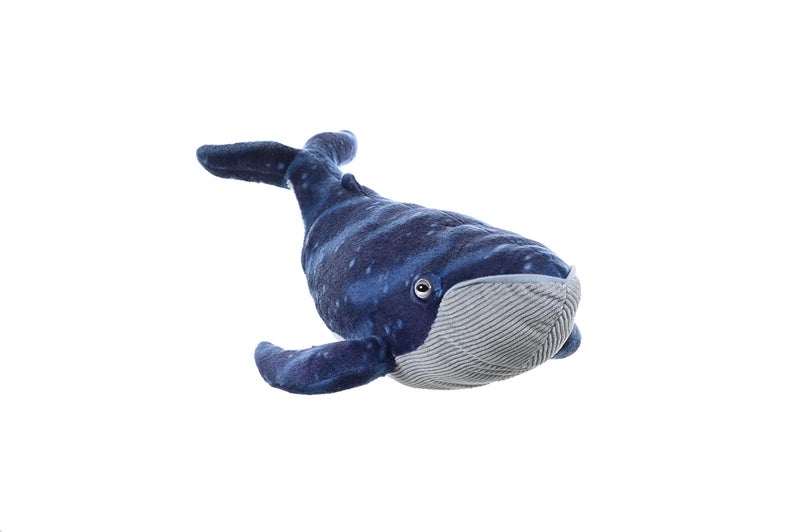 Wild Republic Blue Whale Plush, Stuffed Animal, Plush Toy, Gifts for Kids, Cuddlekins 20 Inches - Image 2