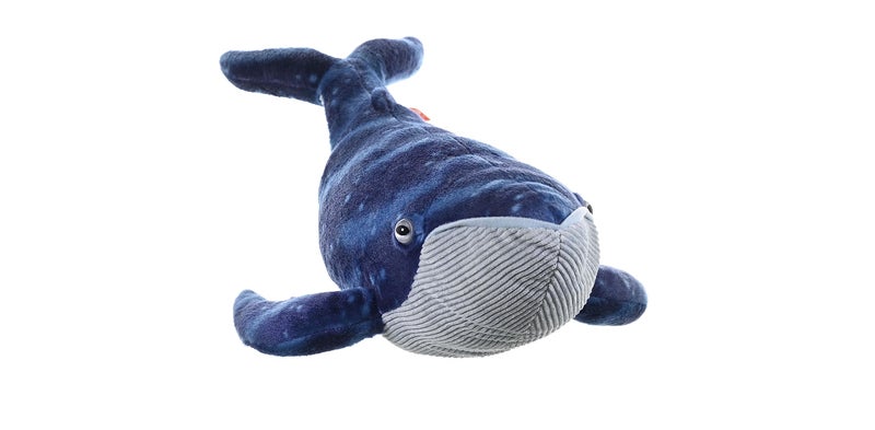 Wild Republic Blue Whale Plush, Stuffed Animal, Plush Toy, Gifts for Kids, Cuddlekins 20 Inches - Image 1