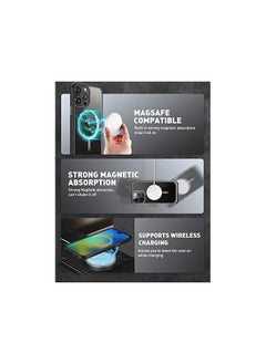 SupCase Unicorn Beetle Mag Case for iPhone 14 Pro 6.1", Compatible with MagSafe Shockproof Protective Slim Clear Case (Black)  - Image 4