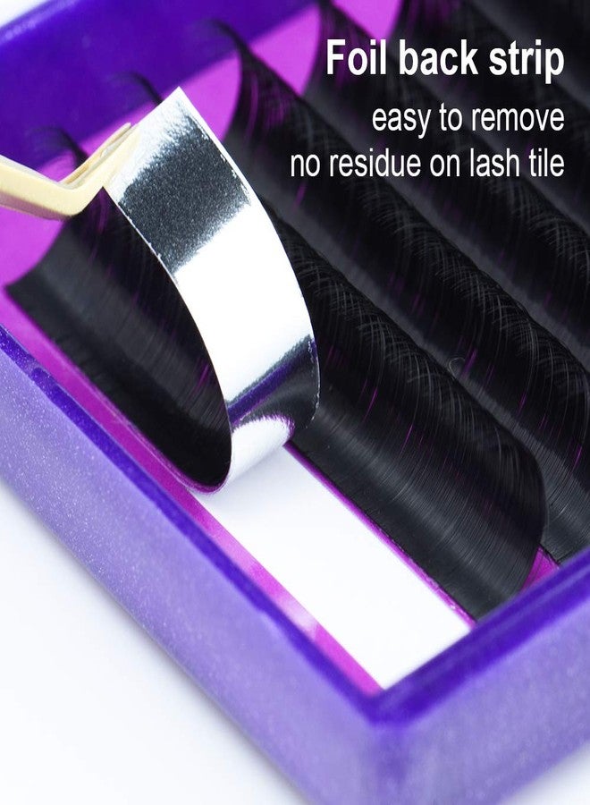 NAGARAKU Eyelash Extensions Individual Volume 0.07 C curl 8-10-12mm Mix classic 3 Layers Camellia Faux Mink Lash Soft Light no glue on base (0.07mmC-8-10-12) - Image 3