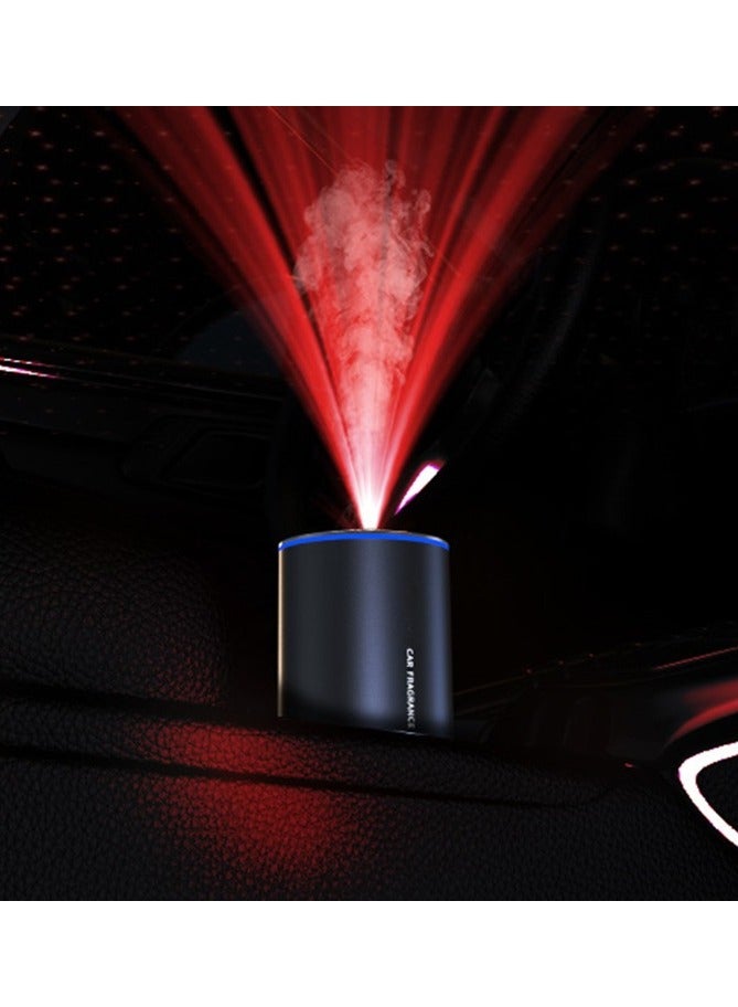 REBENUO Car Fragrance Cologne Essential Oil Humidifier Diffuser – Black – Dual Function Air Freshener and Mini Humidifier for Car Interior – USB Powered, Silent Operation, Long-Lasting Aroma – Compact Design for Travel, Office, and Home Use  - Image 3