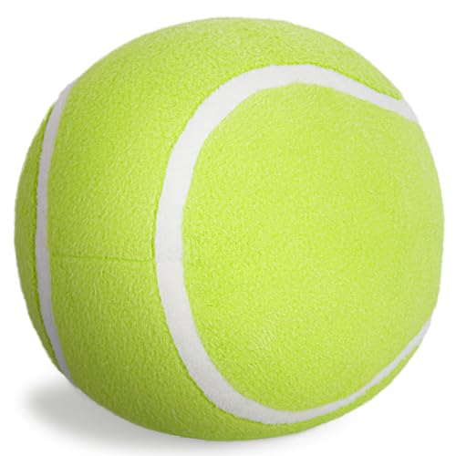 OurHonor Tennis Ball Plush 118 Soft Tennis Stuffed Toy Tennisball Throw Pillow Fluffy Tennis Plushies Sport Theme Gift for Kids Boy Girls Children - Image 1