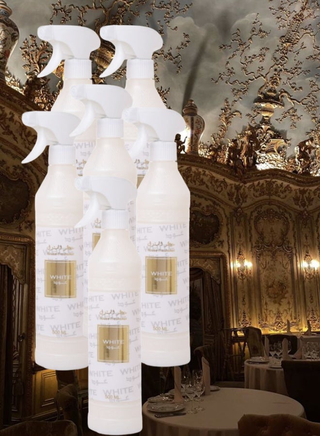 Banafa 6 Pieces White Oud House Freshener 500ML - Image 1