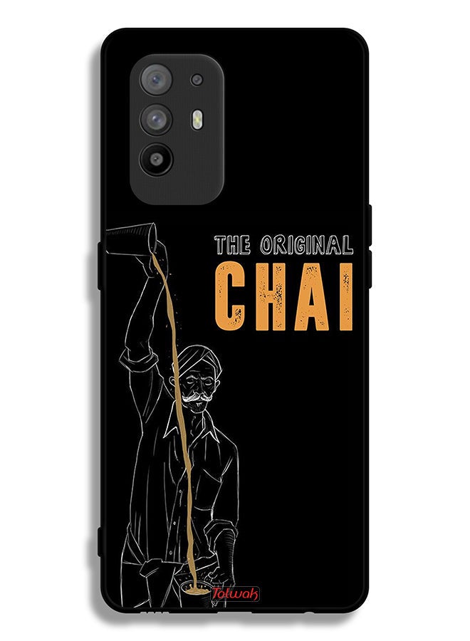 Tolwak غطاء حماية أصلي لأوبو F19 برو بلس 5G، شاي - Image 2