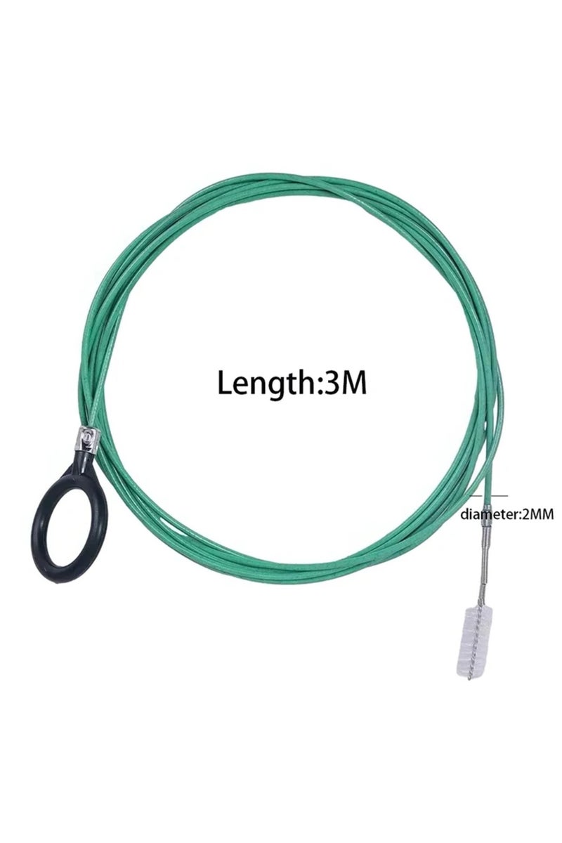 erorex 3m Car Sewer Unclogger Cleaning Brush Car Sunroof Long Hose Drain Hole Drain Unclogger Car Pipe T... - Image 4