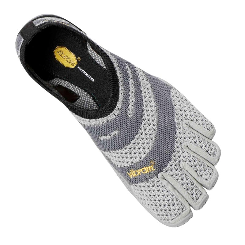 Vibram Men's FiveFingers El-X Knit | Barefoot Casual Shoes for Everyday Wear & Comfort, Grey, 50 EU / 14-15 US - Image 2