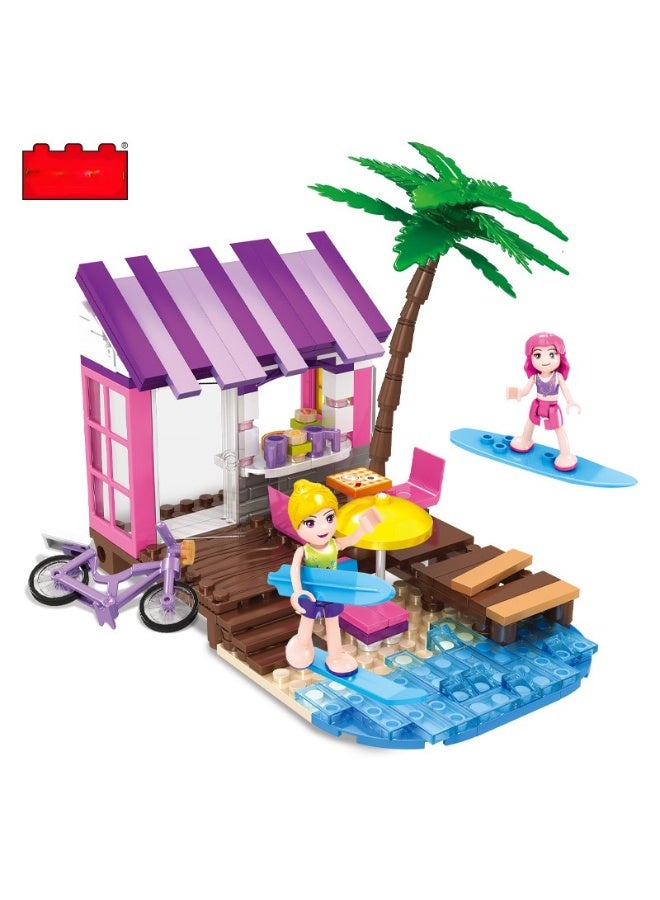 COGO Block Building Game - Beach Scene for Girls - 228 Pieces - Image 4