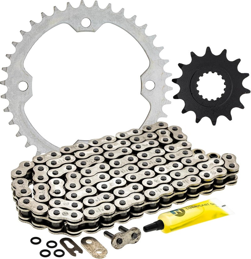 NICHE Drive Sprocket Chain Combo for Yamaha Raptor 700 YFZ450R Front 14 Rear 38 Tooth 520V O-Ring 98 Links - Image 1