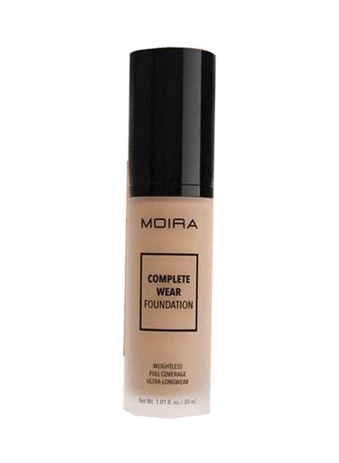 moira Complete Wear Foundation (400, Natural Beige) - Image 1