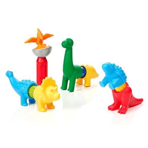 SmartMax My First Dinosaurs STEM Magnetic Discovery Building Set with Soft Animals for Ages 1-5 - Image 5