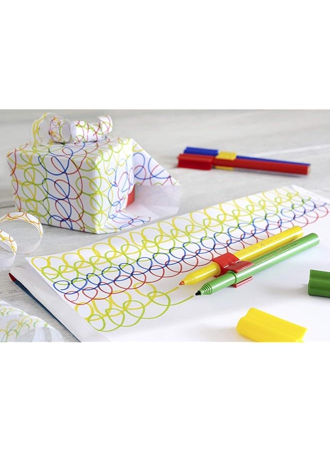 FABER-CASTELL - Connector Pens 60 Piece Gift Set Multicolor - Image 1