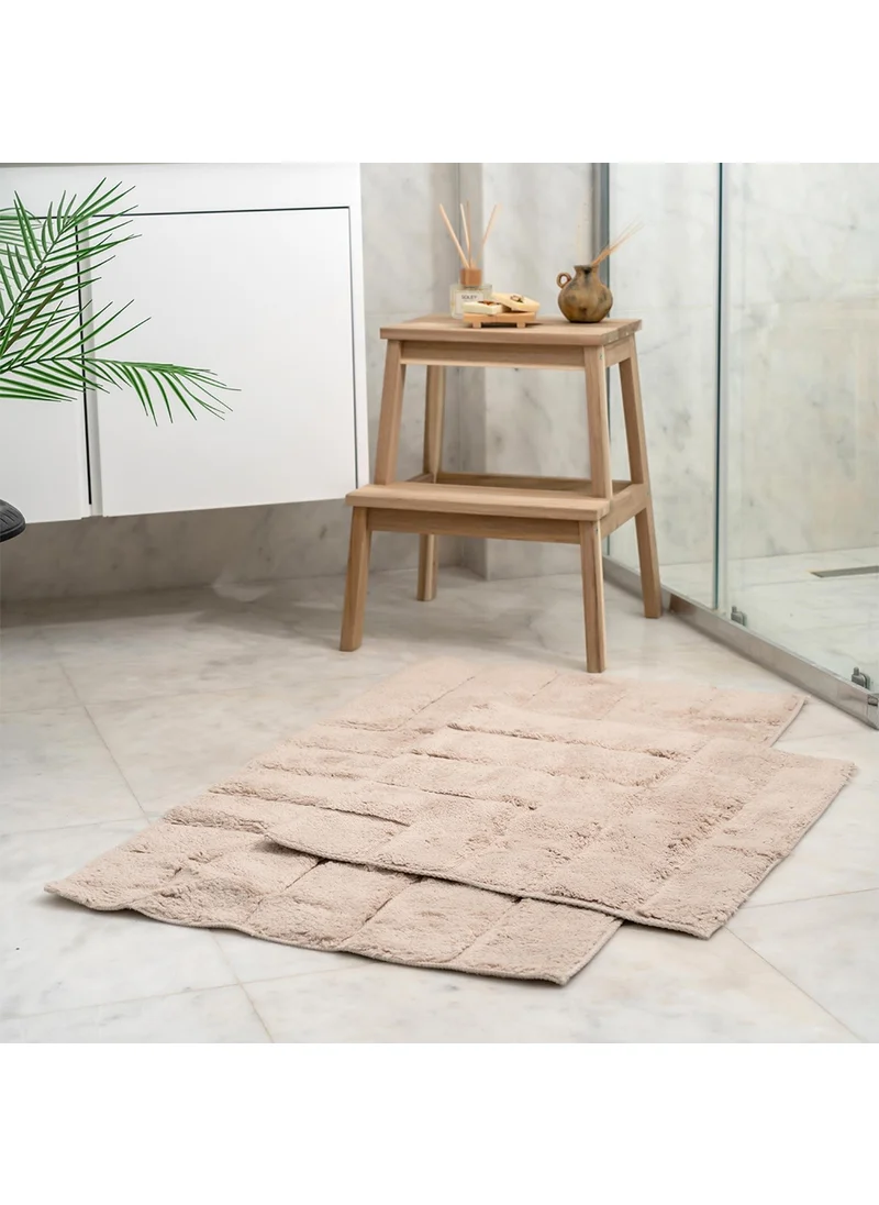 Soley | Aurora | Cotton 2-Piece Bathroom Rug Set