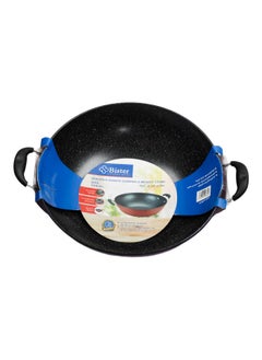 Bister Bister Non-Stick Granite Wok 2 Side Handle 36Cm Black/Purple  - Image 1