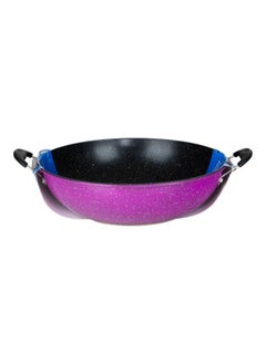 Bister Bister Non-Stick Granite Wok 2 Side Handle 36Cm Black/Purple  - Image 3