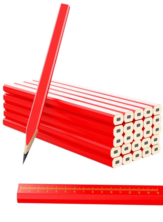 RONDURE 25-Pack Carpenter Pencils for Construction Woodworking Precise Markings -Contractor Framing Pencil (25 pcs) - Image 3