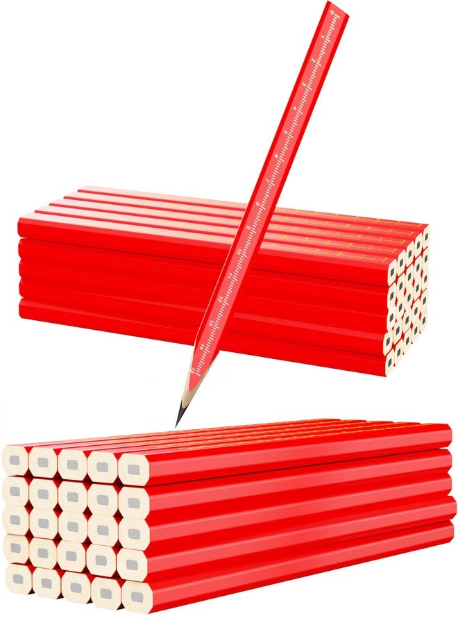 RONDURE 25-Pack Carpenter Pencils for Construction Woodworking Precise Markings -Contractor Framing Pencil (25 pcs) - Image 1