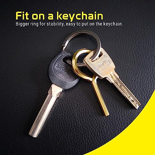 Siwil 5/32" Standard Hex Dogging Key, Allen Key Sets Wrench Fit on Keychain Push Bar Panic Exit Device Keys - 5 Pack - Image 2