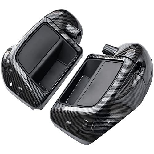 VEISUTOR Carbon Fiber Pattern Lower Vented Leg Fairings with Glove Boxes for Harley Touring Street Glide Electra Glide Road King Glide 2014-2023 Accessories - Image 5
