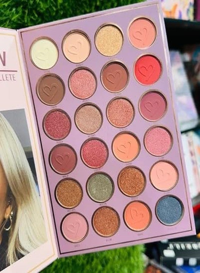 Beauzy 5 in 1 Makeup Book | 5-Layer Foldable Palette | 48 Eyeshadow Shades, 6 Highlighters, 6 Blushers, 12 Lip Colors, 3 Concealers & 3 Eyebrow Powders | Multi-Use Professional Makeup Palette (Flower Edition) | Outer Packaging May Vary - Image 3
