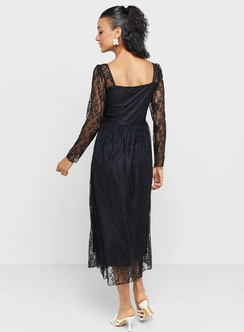 ELLA Lace Long Sleeve Dress