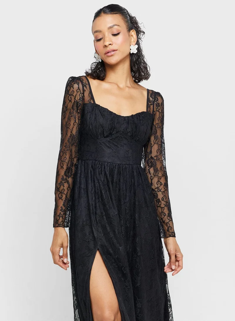 ELLA Lace Long Sleeve Dress