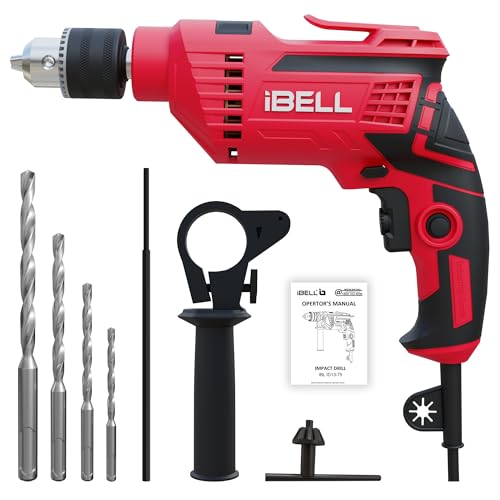 IBELL Electric Drill Impact Drill ID13-75, 650W, Copper Armature, Chuck 13mm, 2800 RPM, 2 mode selector, Forward/Reverse with variable speed - Image 1