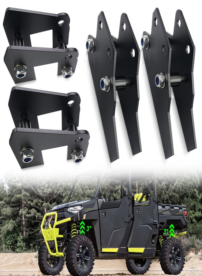 StarknightMT UTV Ranger Lift Kit, 3" Ranger Front & Rear Bracket Lift Kit Compatible with Polaris Ranger 570 Fullsize/XP 570/XP 900/ XP 1000/1000 Diesel 2013-2022 - Image 1